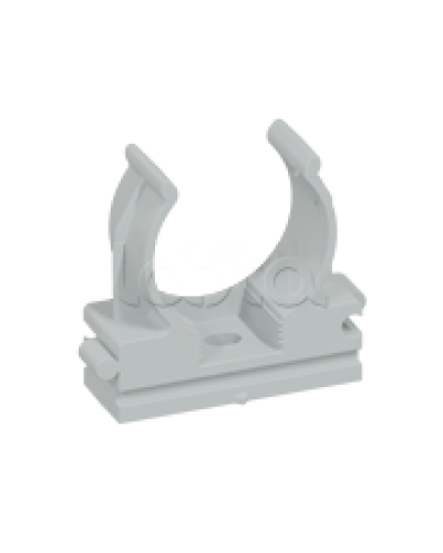 CFQ32 Держатель (клипса) для труб, для монтажного пистолета D32мм, цвет чёрный (1уп=50шт) Экопласт (41532BL) в Самаре Держатели, клипсы, скобы Pintop.ru