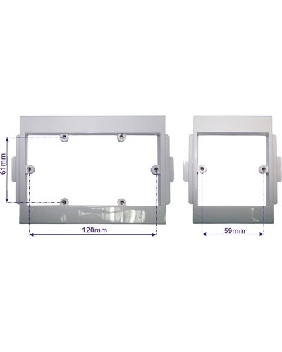 Суппорт пластиковый 45x90, под винт TWT TWT-CT100-F45X90 в Самаре Аксессуары для кабель-канала Pintop.ru