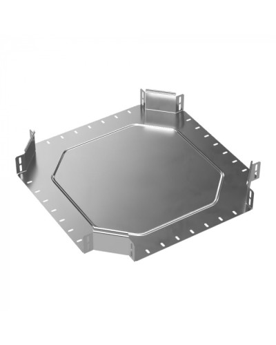 Ответвитель Х-образный Стандарт INOX (AISI 304) 400х80 Промрукав (PR16.3185) в Самаре Аксессуары для лотков Pintop.ru