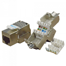 Модуль Keystone RJ45, Cat.5E, STP, 180 градусов TWT (TWT-OK45STP180/5E)