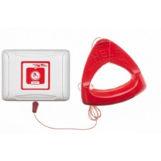 Влагозащищенная радиокнопка вызова со шнуром Hostcall MP-413W2