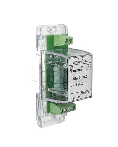 Устройство защиты от импульсных перенапряжений Forteza Блок БГр-24-VAC в Самаре Устройства защиты операционных процессоров (ОПС) Pintop.ru