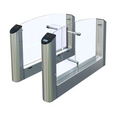 Гибрид центрального модуля турникета с картоприемником и высокими створками Oxgard Praktika T-07-GCMТК-900/1200