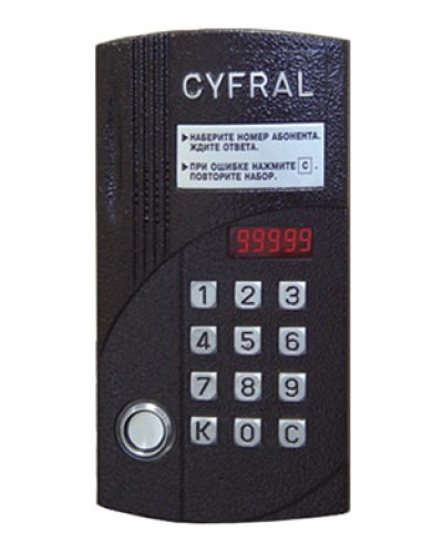 Блок вызова аудиодомофона на 20 абонентов Цифрал CCD-20/TC в Самаре Блоки вызова многоабонентные Pintop.ru