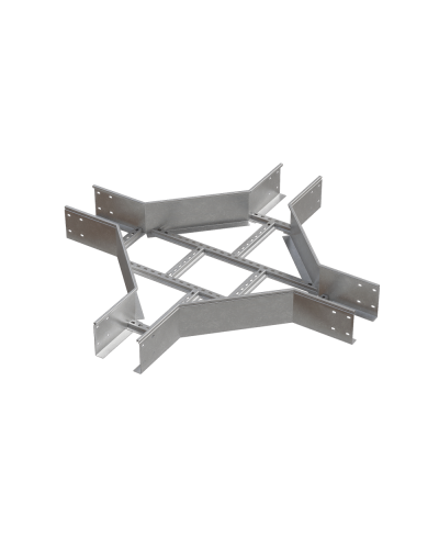 Х-разветвитель лестничный 150х400х1,5 мм N КМ-профиль (LXD150-400-1.5 N) в Самаре Аксессуары для лотков Pintop.ru