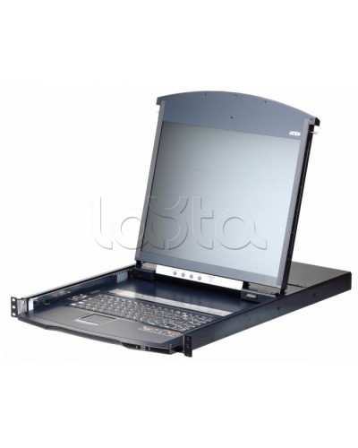 KVM консоль с переключателем ATEN KL1108VN-AXA-RG в Самаре Оборудование для видеонаблюдения Pintop.ru