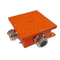 Экопласт SMB120 Коробка металл, огн. E-110, о/п,120х120х60, IP66, 5P, (0,15-2,5 мм2), оранж.