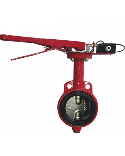 Затвордисковый с ручным приводом с контролем положения УКПЗА Спецавтоматика 3т 200/1,6(Р)-Ф.У3.1-АМК-200v4 в Самаре Затворы дисковые Pintop.ru