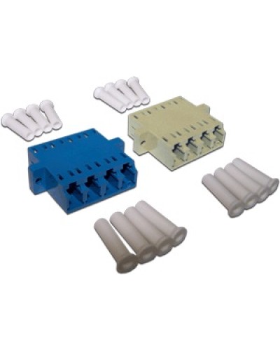 Адаптер оптический LC, OM3 корпус SC, квадро LANMASTER LAN-4LC/S-AM-OM3 в Самаре Коннекторы Pintop.ru