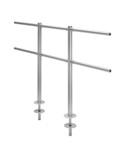 Поручень ограждения двойной длинной 440 Oxgard Поручни 440 (ВЗР 1996.05-01) в Самаре Ограждения Pintop.ru