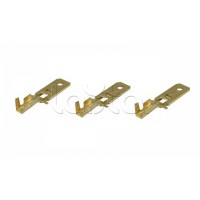 Клемма плоская 1-1.5 мм² (КП штекер - 6.3мм) (100шт/уп) REXANT 08-0911