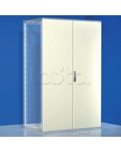 Дверь сплошная, двустворчатая, для шкафов DAE/CQE, 2200 x 1000 мм DKC R5CPE22101 в Самаре Аксессуары для стоек и шкафов Pintop.ru