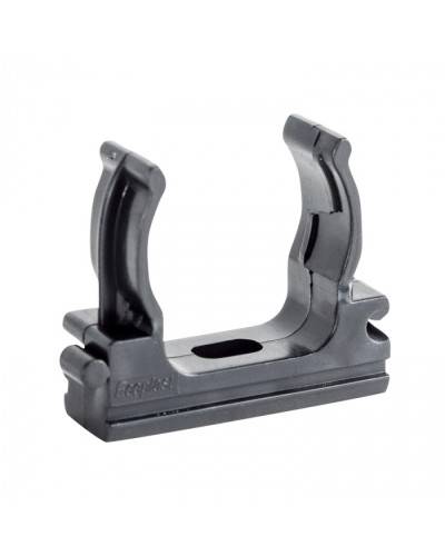 CF32G Держатель (клипса), без галогена, для труб D32мм, цвет чёрный (10шт) Экопласт (41732-10HF-BL) в Самаре Держатели, клипсы, скобы Pintop.ru