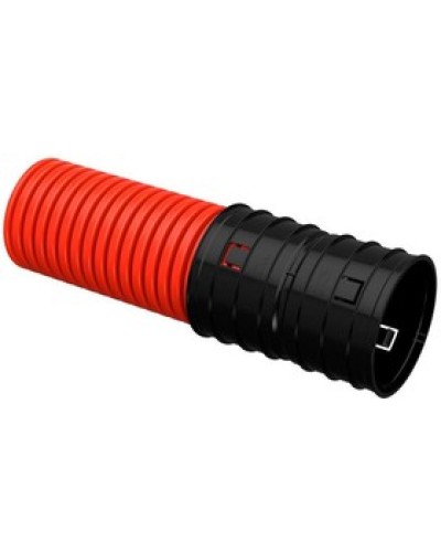 ELASTA Труба гофр. двустенная ПНД d=50мм красная (25м) IEK (EA-TG22-2-2-2-050-025-K04) в Самаре Труба гофрированная Pintop.ru