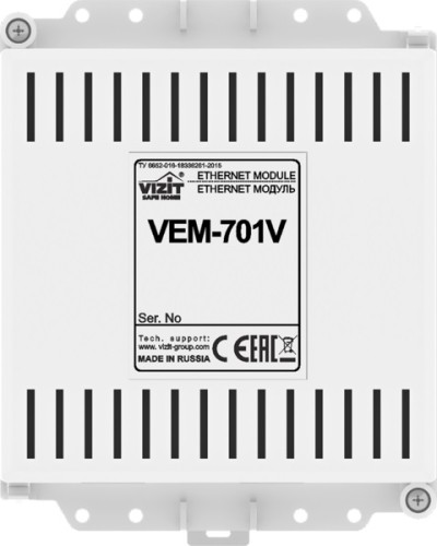 Ethernet модуль Vizit VEM-701V в Самаре Аксессуары для многоабонентных систем Pintop.ru