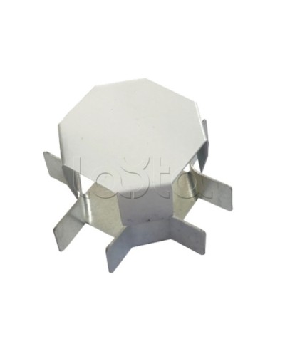 Соединитель ККМО Гефест Соединитель ККМО Угол 15 Х-образный металлический в Самаре Аксессуары для лотков Pintop.ru