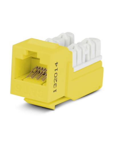 Вставка Hyperline (KJNE-8P8C-C6-90-YL) в Самаре Коннекторы Pintop.ru