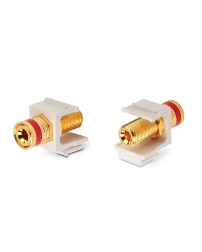 Вставка Hyperline (KJ1-BP/RD-HG-WH) в Самаре Коннекторы Pintop.ru