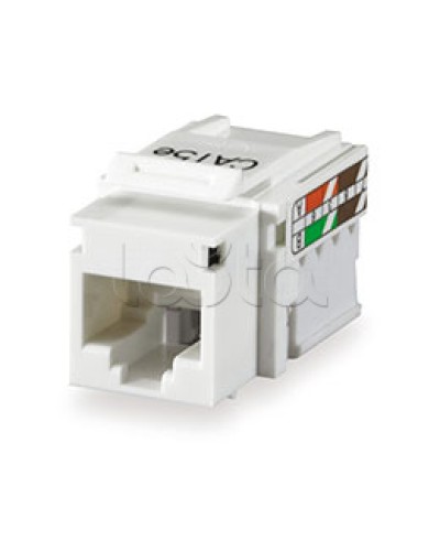 RJ-45 Модуль инф.розетки 110/Krone 5e кат.,бел. CL-0006 Экопласт (87545) в Самаре Кроссовое оборудование тип Krone Pintop.ru