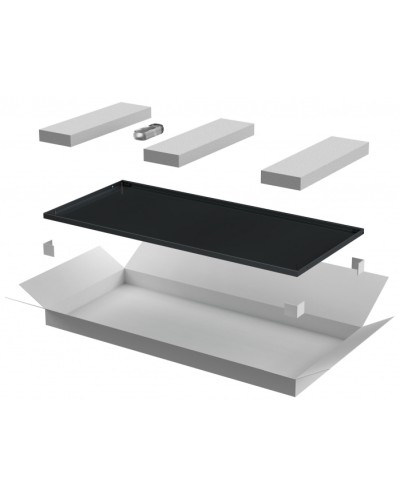 ITK LINEA E Дверь металлическая 600мм шкафа 33U чер. (LE05-33U6X-DM) в Самаре Аксессуары для стоек и шкафов Pintop.ru
