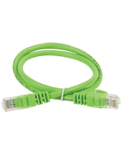 ITK Коммутационный шнур (патч-корд), кат.5Е UTP, 2м, зеленый (PC02-C5EU-2M) в Самаре Патч-корды и пигтейлы Pintop.ru