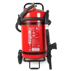 Огнетушитель ПОЖТЕХНИКА ОП-40(з) МИГ на тележке с перекрывным стволом, (баллон 50л., ОТВ-40кг)