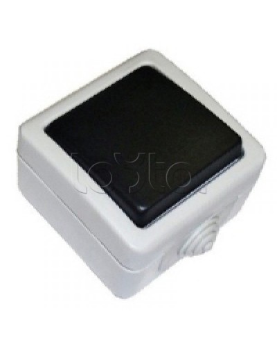 Экопласт EF600SW Переключатель одноклавишный с 2 мест с индикатором (сх.6L),10A (сер.) в Самаре Розетки компьютерные и телефонные Pintop.ru