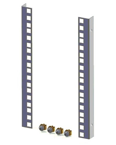 Направляющие для шкафов 18U (2 шт/уп.) TLK TLK-VNI-18U-2 в Самаре Аксессуары для стоек и шкафов Pintop.ru