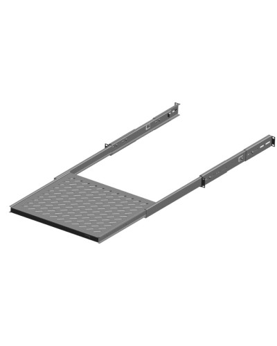 Полка выдвижная (400 мм) TLK TLK-SHFC-400R-BK в Самаре Полки для шкафов и стоек Pintop.ru