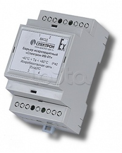 Барьер искрозащиты для цепей питания Спектрон-ИБ-01 в Самаре Устройства защиты операционных процессоров (ОПС) Pintop.ru