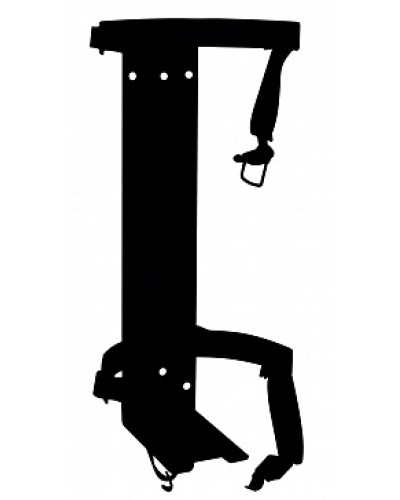 Кронштейн ПОЖТЕХНИКА КТР-10/12 на 2 ремнях (d180-185) для ОП/ОВП-10, ОП-12 в Самаре Аксессуары для огнетушителей Pintop.ru