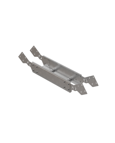 Вертикальный шарнирный угол 150х150х2,0 мм HD85 N КМ-профиль (LSHL150-150-2.0 HD85 N) в Самаре Аксессуары для лотков Pintop.ru