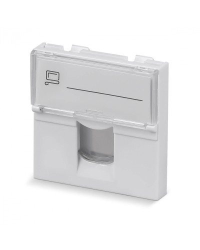 Вставка 45x45 (Mosaic) для 1 модуля формата Keystone Jack (арт.078604) Cabeus (FP-L-45-1M) в Самаре Модули Keystone Pintop.ru