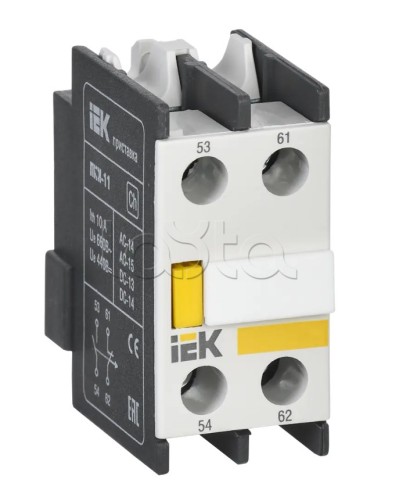 Приставка ПКИ-20 доп.контакты 2з IEK (KPK10-20) в Самаре Клеммные колодки Pintop.ru