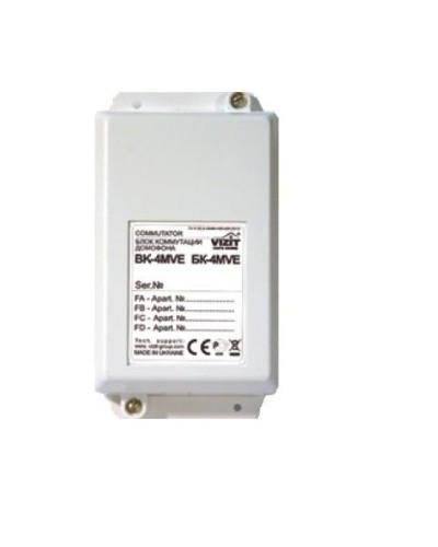 Блок коммутации домофонов Vizit БК-4MVE в Самаре Блоки управления многоабонентные Pintop.ru