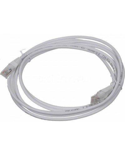 Патч-корд RJ45 TWT UTP кат.5e, с заливными колпачками, 2 м, серый TWT TWT-45-45-2.0-GY в Самаре Патчкорды (медные) Pintop.ru