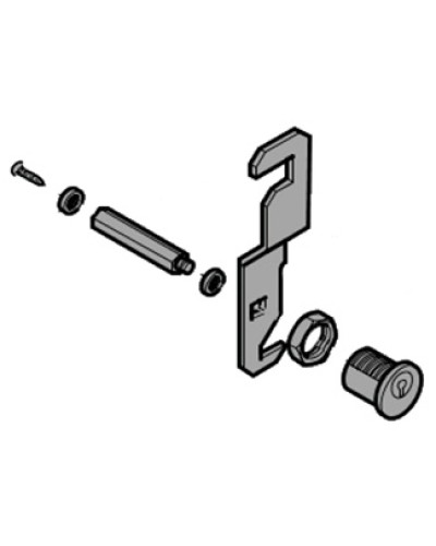 Замок дверцы G4040 Came 119RIG411 в Самаре Запчасти для шлагбаумов и автоматики Pintop.ru