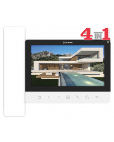 Монитор цветного видеодомофона Tantos LOKI HD SE (White) в Самаре Абонентские видеоустройства Pintop.ru