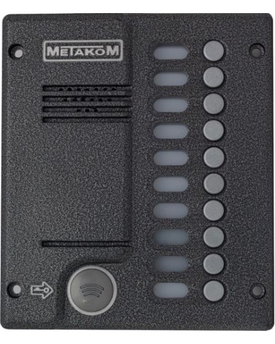 Блок вызова домофона Метаком MК10.2-MFEVN в Самаре Вызывные видеопанели малоабонентные Pintop.ru