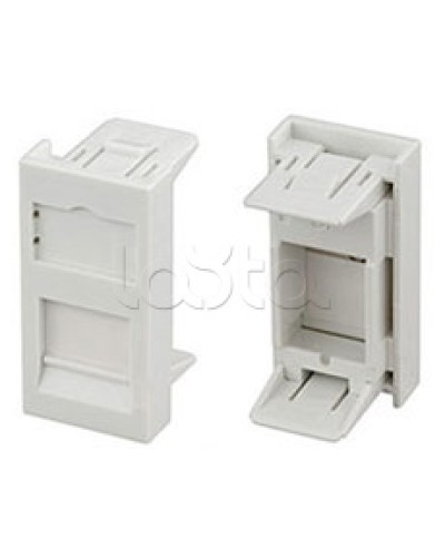 Вставка для 1 модуля формата Keystone Jack Hyperline SIP2-1K-M45-22.5 в Самаре Модули Keystone Pintop.ru