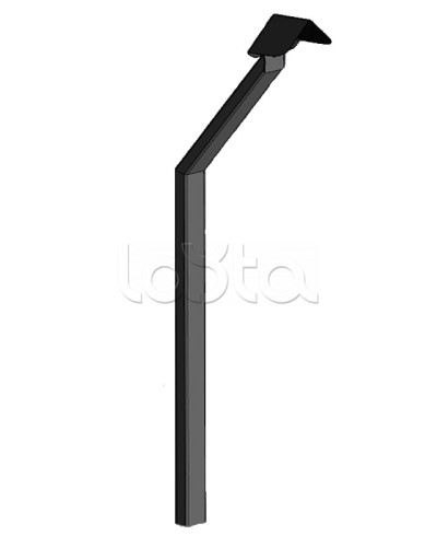 Стойка кнопки выхода Аякс наклонная исп.02 (в землю), черная Магнито-контакт в Самаре Дополнительное оборудование для ОПС Pintop.ru