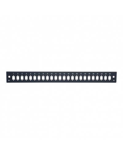 Панель лицевая для выдвижной оптич. полки, 24 SC Simplex/24 LC Duplex, черный Datarex DR-546045 в Самаре Патч-панели Pintop.ru