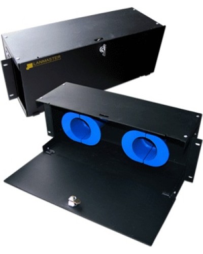 Органайзер для оптического кабеля 19, 4U LANMASTER LAN-ORG/FO-4U в Самаре Кабельные органайзеры Pintop.ru