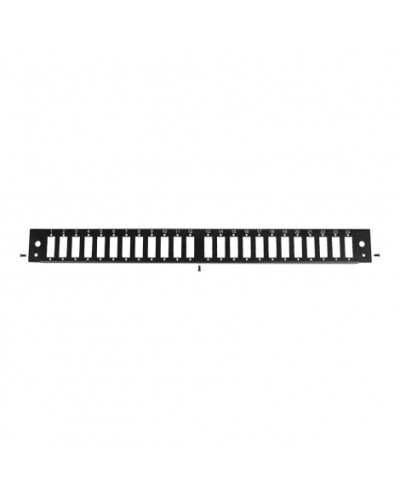 Панель лицевая для выдвижной оптич. полки, 24 SC Duplex/24 LC Quadra, черный Datarex DR-546145 в Самаре Патч-панели Pintop.ru
