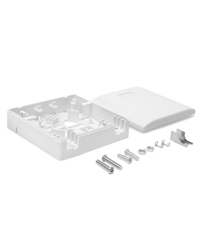 Коробка настенная на 1 адаптер SC LANMASTER LAN-SBF1-WH в Самаре Патч-панели Pintop.ru