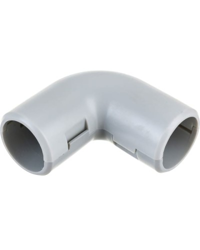 CI16G Угол 90 гр.(2част.), без галогена, для труб D16мм, цвет белый (1уп = 50шт) Экопласт (41216-50HF-W) в Самаре Повороты, муфты, тройники Pintop.ru