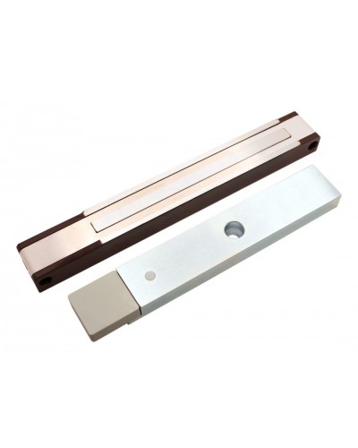 Электромагнитный замок с датчиком состояния двери ALeko ALM-200P (12В коричневый) в Самаре Электромагнитные замки Pintop.ru