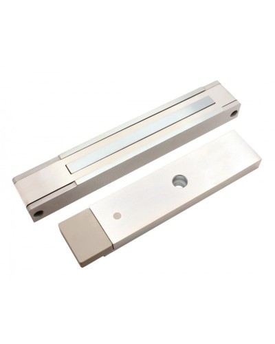 Электромагнитный замок с датчиком состояния двери ALeko ALM-300P (24В серый) в Самаре Электромагнитные замки Pintop.ru