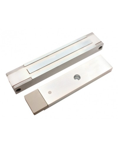 Электромагнитный замок с датчиком состояния двери ALeko ALM-400P (12В серый) в Самаре Электромагнитные замки Pintop.ru