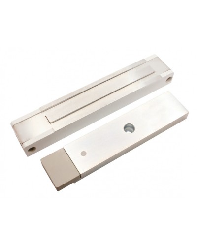 Электромагнитный замок с датчиком состояния двери ALeko ALM-400P (24В белый) в Самаре Электромагнитные замки Pintop.ru